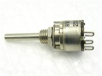 Single turn Conductive Plastic Rotary Control Potentiometer, Model : RV6NAYSD, Size 12.7mm dia. • J-Hook • ½W @ 70°C • 250kΩ • ±10% • 1 Turn [RV6NAYSD250K]