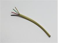 Modular Cable 4 Core Line Cord Cream [MOD CABLE 4W CREAM]