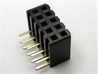 10 way 2.0mm PCB Right Angled Pins DIL Female Socket Header [627100]