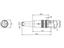 Inline DIN Circular Cable Plug Connector • Locking Type with threaded joint, ground contact • 4 way • Solder • 250VAC 5A • Cable ø4~6mm • IP40 [SV40]
