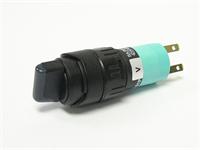Ø18mm Round Selector Switch Alternative IP65 • V type 90° • Plug-In • 1P [S1800L1PV-65]