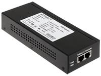 Hikvision POE Injector 60W 2A , O/P Voltage Range:54V~57V , 2x10/100/1000M Adaptive RJ45 Ports, One is DATA/IN, Another is PoE/DATA , Short Circuit Protection , 473g [HKV LAS60-57CN-RJ45]