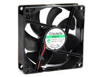 Fan 92x92x25mm 24VDC Vapo Bearing AF=51.5(CFM) 3000RPM 75mA 1.92W 34.0DBA 2Wire Sunon [FANDC024092-25VB]