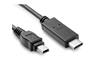 USB 2.0 Cable Type-C to Mini USB 1M Black [USB CABLE TYPE-C/MINI 1M]