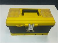 Tool Box + Tray 42cm * Big Jim * L420 x W230 x H235 Black/Yellow M/Style with Steel Lock [TOOL BOX DY-TB-A40-BKG]