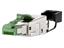 Profinet Pro Industrial RJ45 Connector Fully Shielded CAT5 2 Pair Class D IDC Termination for Solid/Stranded Wire 26 - 22AWG 180 Degree Cable Entry- 10,5mm MAX OD [130E405032PE]