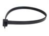 360x7.5mm Black Cable Tie with Breaking Strain 65Kg/daN in pack of 100 [CBTSS75360BLK]