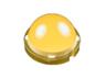 20mm Dome Jumbo LED Lamp • with 6 Leds pin1 Anode • Yellow - IV= 50mcd • Yellow Diffused Lens [DLC/6YD]