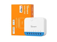 A Compact ZIGBEE 3.0 Smart Dimmer for 220–240 V Lights, Delivering Smooth LED Dimming, Power Monitoring, Overheat Protection, External Switch Support, and Seamless Integration with ZIGBEE Hubs and Voice Assistants. Needs a ZIGBEE HUB [SONOFF MINI-ZBDIM ZIGBEE DIMMER]