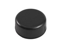 ABS Plastic Miniature Enclosure - Snap-Fit / Wall-Mount Round 45x20mm Unvented IP30 - Black [1551SNAP11BK]