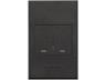 VETI 3 Two Lever One Way Switch 4x2 (100x50mm) Graphite [VETI 3V112GG]