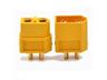 XT60 Battery Connector 2pole 60A - Cable End Polarized Male/Female 3,5MM Gold Plated Bullet Terminals. [RC-XT60 CONNECTOR PAIR]