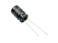 Mini Non-Polarized Electrolytic Capacitor • Lead Space: 5mm • Radial • Case Size: φD 10mm, Height 16mm • 22µF • ±20% • 100V [22UF 100VRNP]