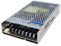 Metal Case Switch Mode Power Supply with Active PFC. Input: 85 ~ 305VAC/120 - 430VDC. Output 12VDC @ 12,5A. 4KVAC Isolation [LMF150-23B12]