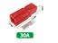 30A/600V 1 Pole Straight, or Angled PCB Connector Red [PP30PC-ECN RD]