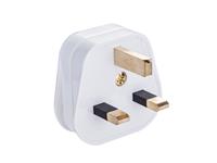 Crabtree Plugtop 13A 3Pin UK-Type Fused White [CRBT 7222]