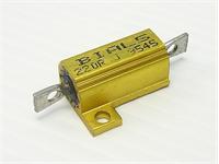 Wire Wound Aluminium Housed Resistor • 5W • 220Ω • ±5% • Axial, Size 15.3x8.5x8.2mm [RB5 220R]