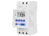 Digital Din Rail Timer 12VDC 16A Programmable 24H/7day With LCD Display [TM-919A]