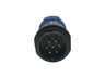 Circular Connector Plastic IP68 Screw Lock Cable End Receptacle 7 Poles Male 15A 500VAC [XY-CC211-7P-II-1C]