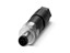Connector, Universal, 5-position, unshielded, Plug straight M12, coding: A, Push-lock spring connection, knurl material: Zinc die-cast, nickel-plated, external cable diameter 4 mm ... 8 mm (1424649) [SACC-M12MS-5PL M]