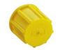 Oil Resistant Plastic Dust Cover for unused M12 Male Connectors in Yellow [0909 UAC 101]