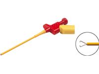4mm Clamp type Test Probe • Red • Rotating grip jaws [KLEPS250 RED]