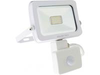 LED Floodlight 220V 10W Cool White IP65 White 120° Beam Angle 700 Lumens 4000K 50~60HZ with Motion Sensor (150 x 182 x 55mm) [MAJ SLF10CW]