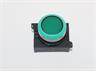 Push Button Actuator Illuminated Momentary • Green Flush Lens • Green 30mm Bezel [P301MGG]