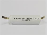 Nicad Battery " AA " 1,2V 1100mAH with 3mm Tags [NC-AA1100TAG]
