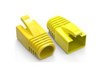 RJ45 Boot - Yellow for Large OD CAT6/CAT6A Cable up to 8mm OD [XY-RJ45B/8-ETW-YL]
