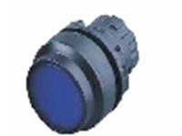 Push Button Actuator Switch Illuminated Momentary • Blue Lens • Black 30mm High Bezel [P304MB]