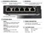 TP-LINK 5 Port 10/100/1000Mbps Desktop Switch with 4 Port PoE, Auto MDI/MDIX, (99.8x98x25mm), Unmanaged [TP-LINK SG1005P]
