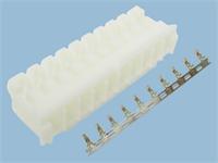 Cable End In-line Wafer with Terminals • 2.00mm • 10 way • Mates with : XY-132-10ST & XY-132-10RT [XY132-10HT]