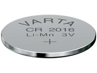 Lithium Battery 3V 90mAH (D=20 x H=1.6mm) Weight 1.8g [CR2016 VARTA]