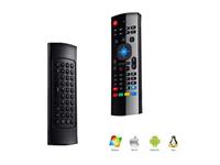 Universal Remote Controller, 2.4 G RF Wireless Fly Mouse with Mini Keyboard, with 3-GYRO + 3-Gsensors, Size :172x52x19mm, Requires 2X AAA (not included)Suitable for Google Android TV/Box, Windows, MAC OS, IPTV, HTPC, PS3, Chrome Box etc. [MX3 KEYBOARD AIR MOUSE]