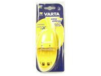 Auto Quick Charge Battery Charger • for Ni-Cd & Ni-MH • Recharges 2 pcs size AAA & 2 pcs size AA [BATT-CHGR 57062 VARTA]