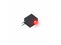 3mm Right Angled Housed LED Lamp, Hi Eff Red - IV= 20mcd. Red Diffused Lens [L-934CB/1ID]