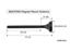 LPWA Outdoor Waterproof Antenna, 5DBI High Gain with Magnetic Base, Lora Antenna, 4G/3G/2G/LPWA Support. 868/915MHz Version [WVS LORA 868/915 MAG ANTENN 5DBI]