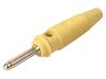 4mm Stackable Screwed Banana Plug • Yellow [BULA 20K YELLOW]