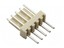 Wafer Header SIL Straight PCB Pole 05W 1A 2,54MM [CX4030-05A]