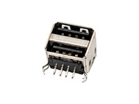 USB Connector Stack "A" Type R/A PCB [XY-USB153]