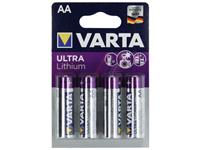 1.5V AA Ultra Lithium Battery Varta * 4 per Pack * (Non Rechargeable) [FR14505BP4-VARTA]