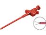 4mm Clamp type Test Probe • Red • Rotating grip jaws [KLEPS30 RED]