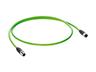 Cordset Shielded M12 D-Coded Female Straight 4 Pole – Female Straight 4 Pole AWG - 5M Pur Cable [0985 S4742 117/5M]