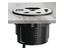 VETI Flush Mount Tower 3680W 16A, 1xRSA V-Slim Socket, 1x16A RSA Socket, 1xUSB TYPE-A Socket, 1xUSB TYPE-C Socket, USB Current:3A/2.77A /2.1A Compatible, USB Watt:25W, USB Voltage:5V/9V/12V Compatible, Cut Out:80mm, 2M Cord, 220-240VAC [VETI VFM1]