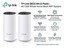 TP-LINK AC1200 Whole Home Mesh WiFi System 2.4Ghz & 5Ghz, 2 Ports 10/100/1000Mbps Wan/lan Ports, 1 Power Port, 2 X Internal Dual Band Antennas Per Deco Unit, WPA-PSK/WPA2-PSK, 12V1A [TP-LINK DECOM4-2PACK]