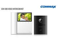 Commax 4.3 Inch Video Colour LED Touch Button Kit [CMX CDV-43K/DRC-4L]