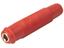 4mm inline Flexible Banana Coupler • Red [KUN30 RED]