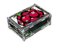 Clear Acrylic Enclosure For Raspberry PI B+ 3,5IN LCD DISPLAY [CMU RASP PI B+ ENC FOR 3.5IN LCD]