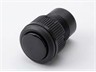 Push Button Actuator Non-Illuminated Momentary • Black Raised Button • Black 30mm Bezel [PB302MK]